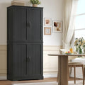 Credenze e buffet nero 180x80x40 cm